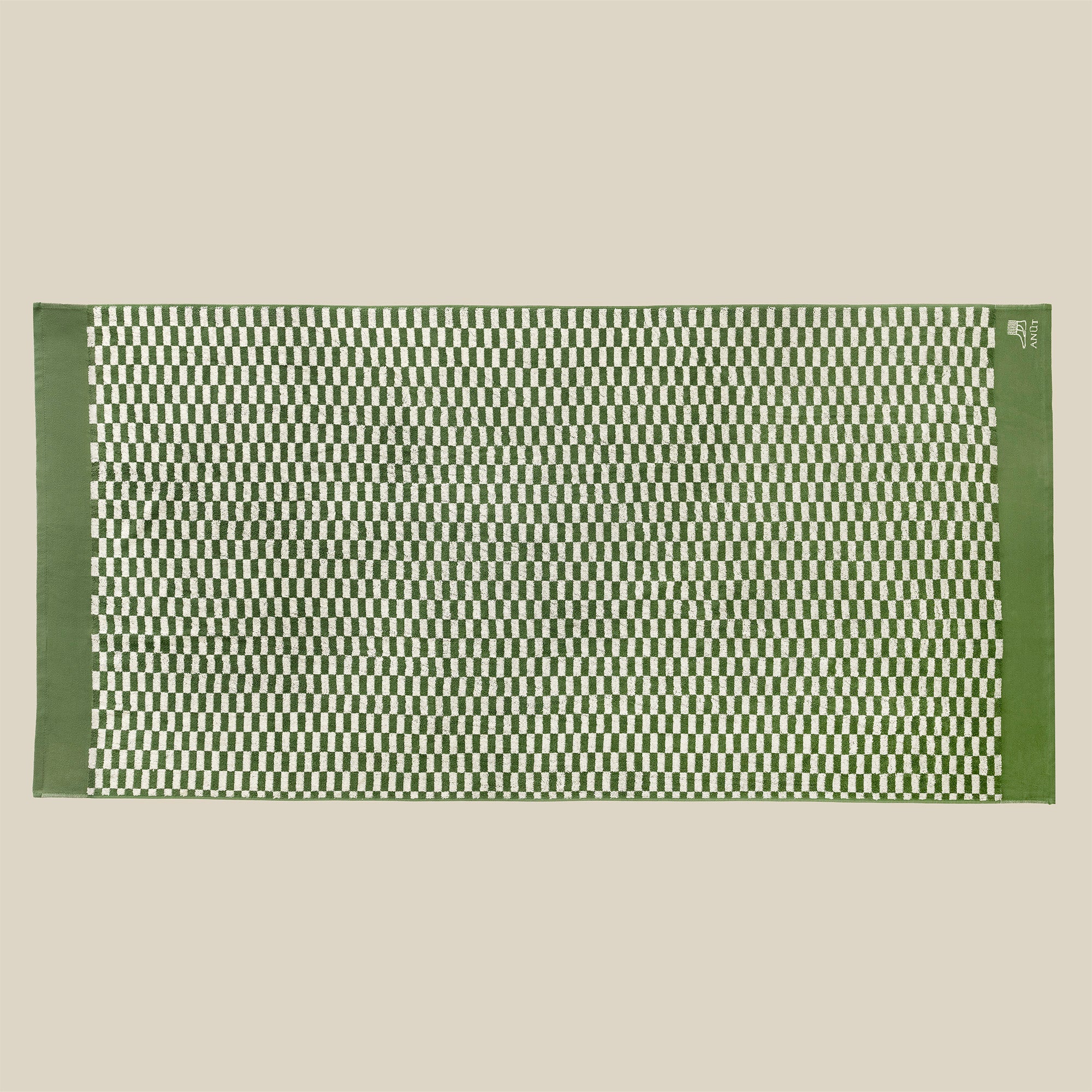 Alex Checkered Cotton Bath Towel