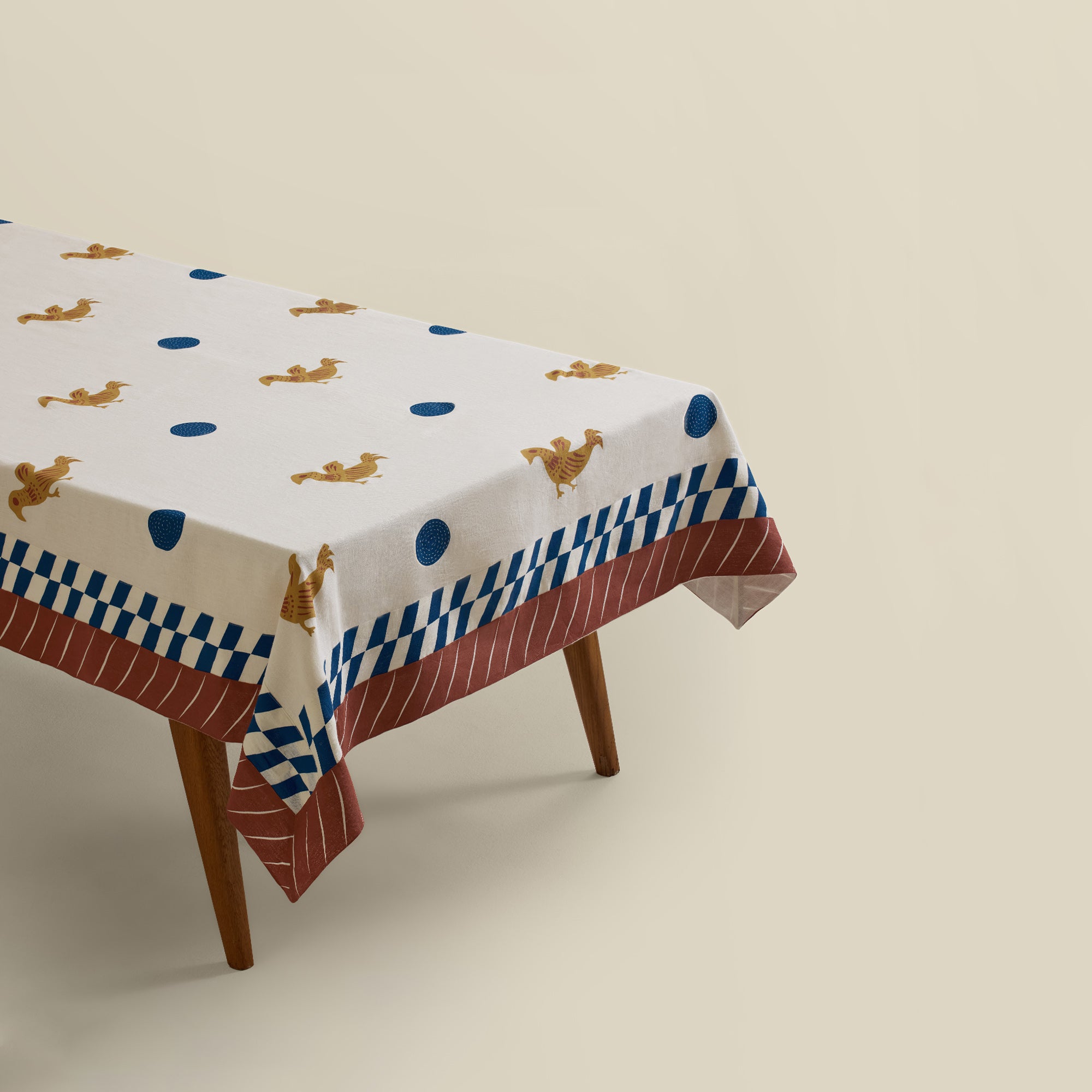 Dotty Bird Tablecloth