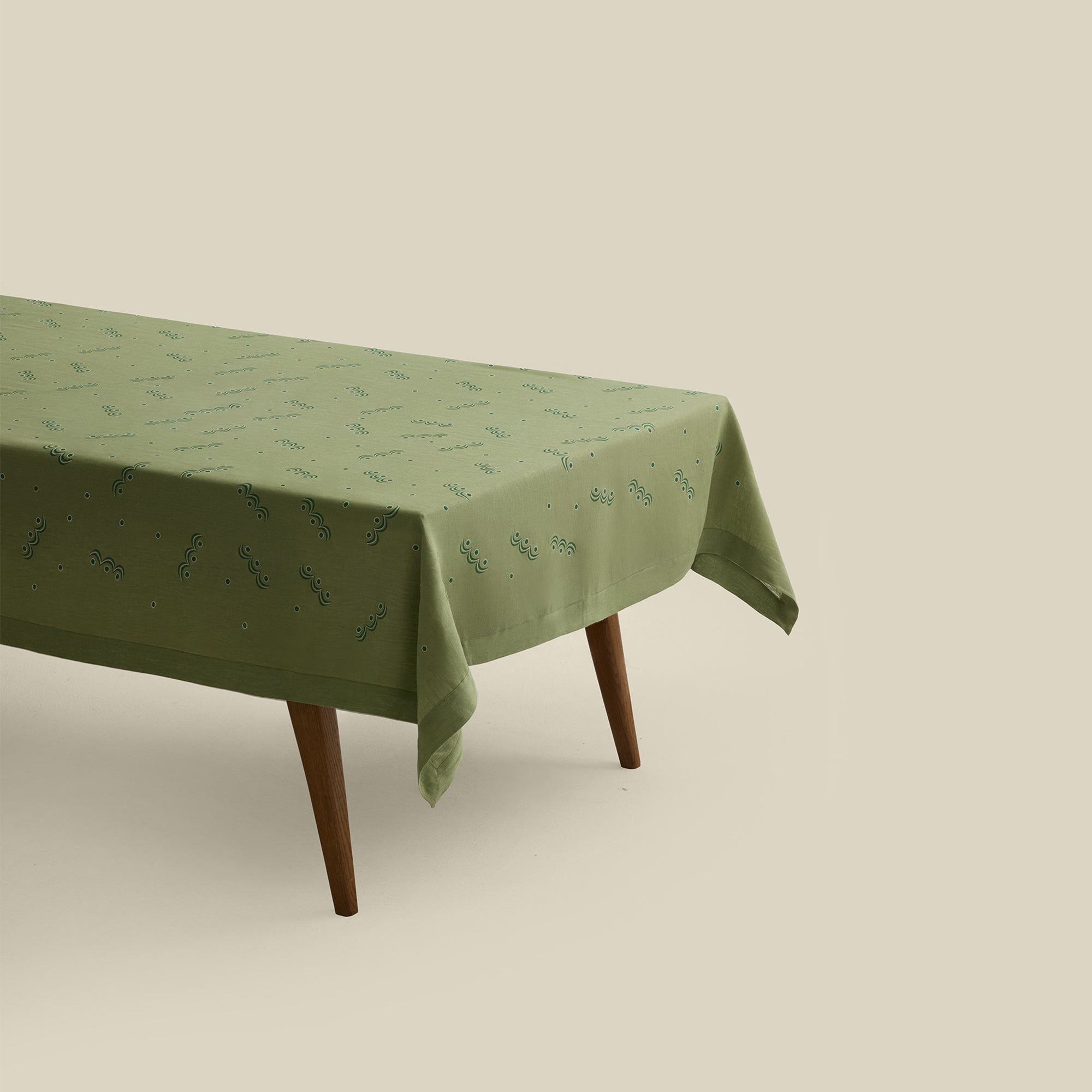 Carousel Linen Tablecloth