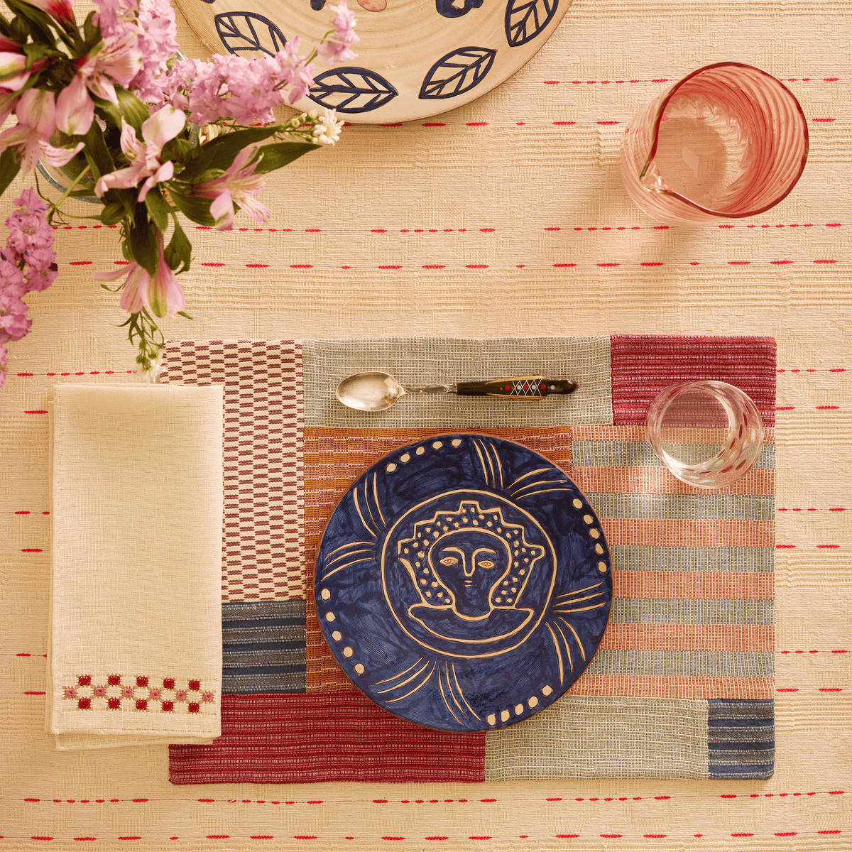 The Loom Handwoven Patchwork Placemat (Set Of 2)