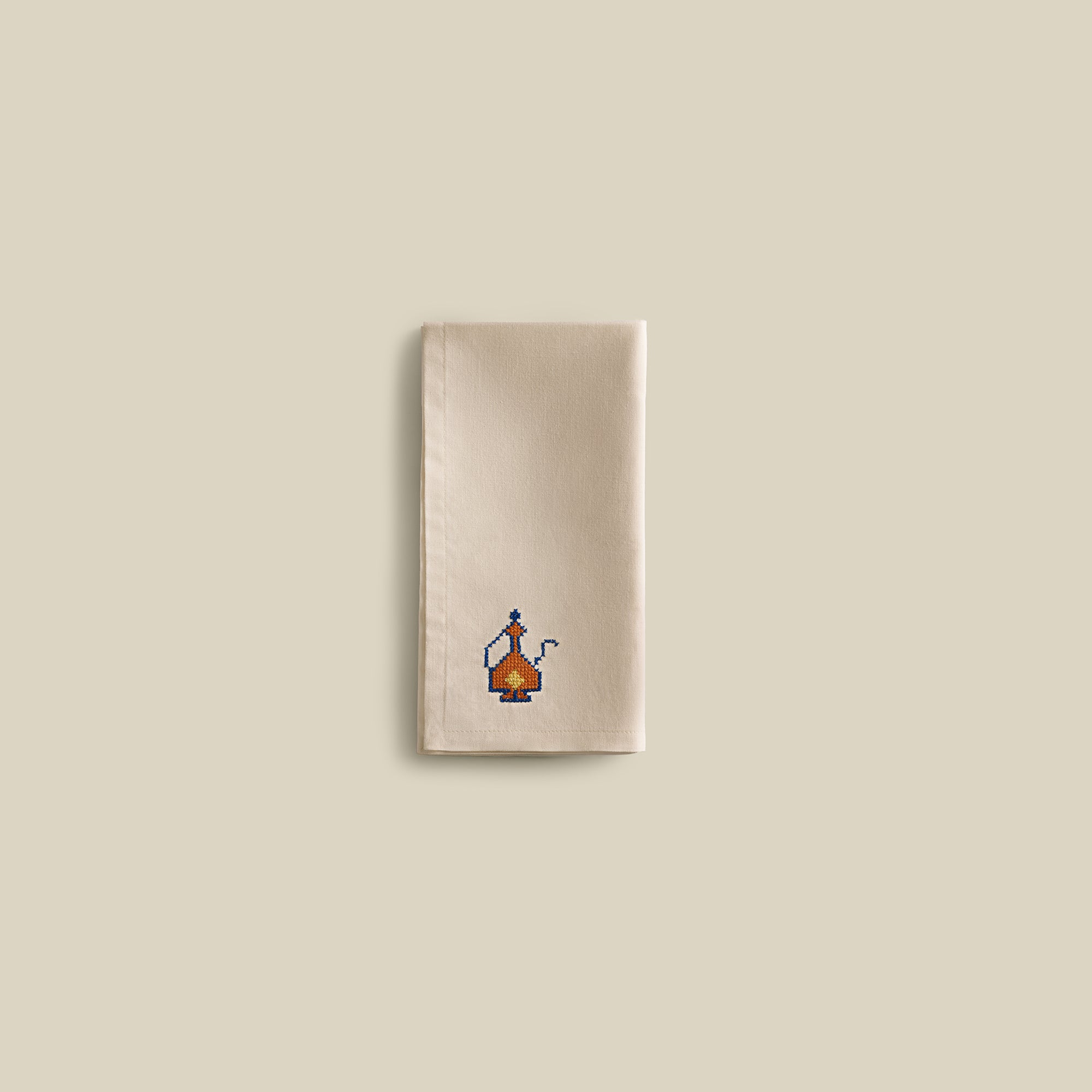 Fanous Hand-Embroidered Cotton Napkin (Set of 4)