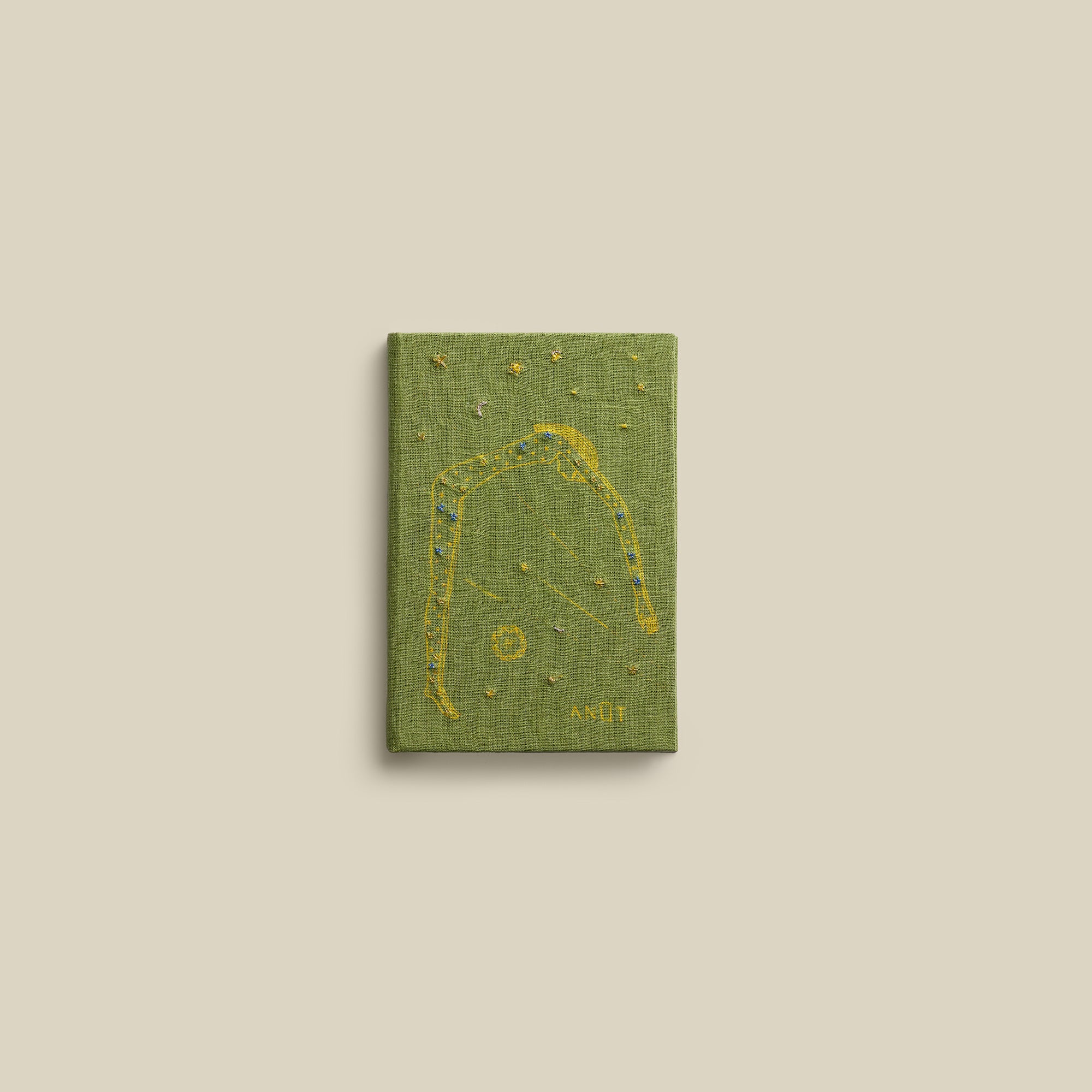 The Nut Notebook with Hand-Embroidered Cover