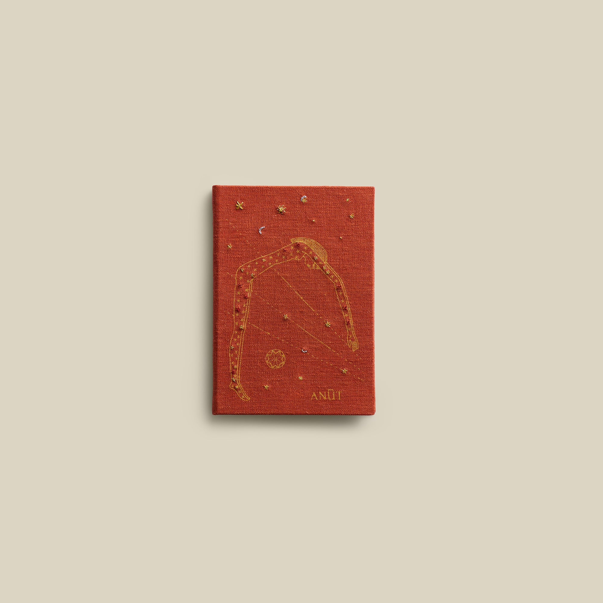 The Nut Notebook with Hand-Embroidered Cover