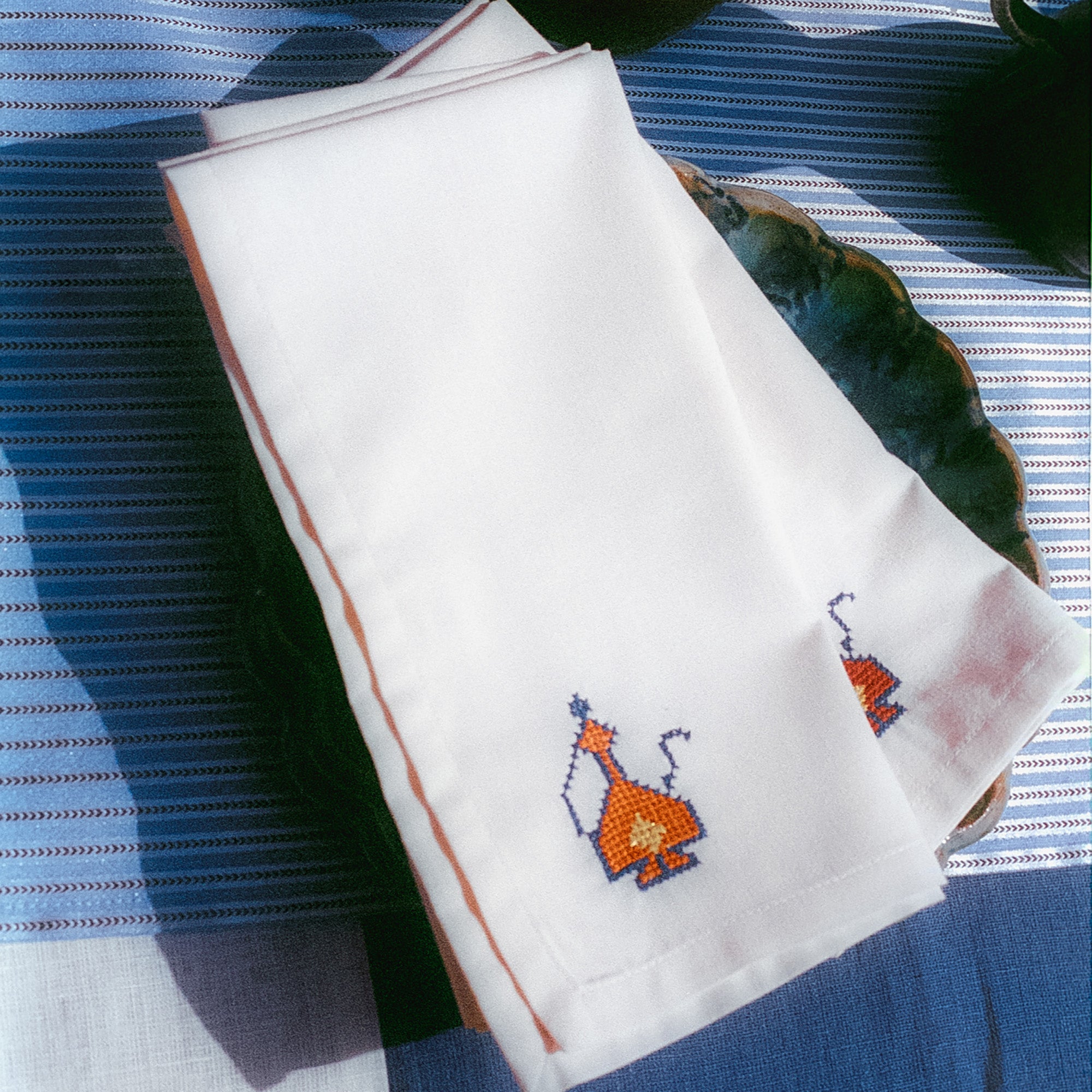 Fanous Hand-Embroidered Cotton Napkin (Set of 4)