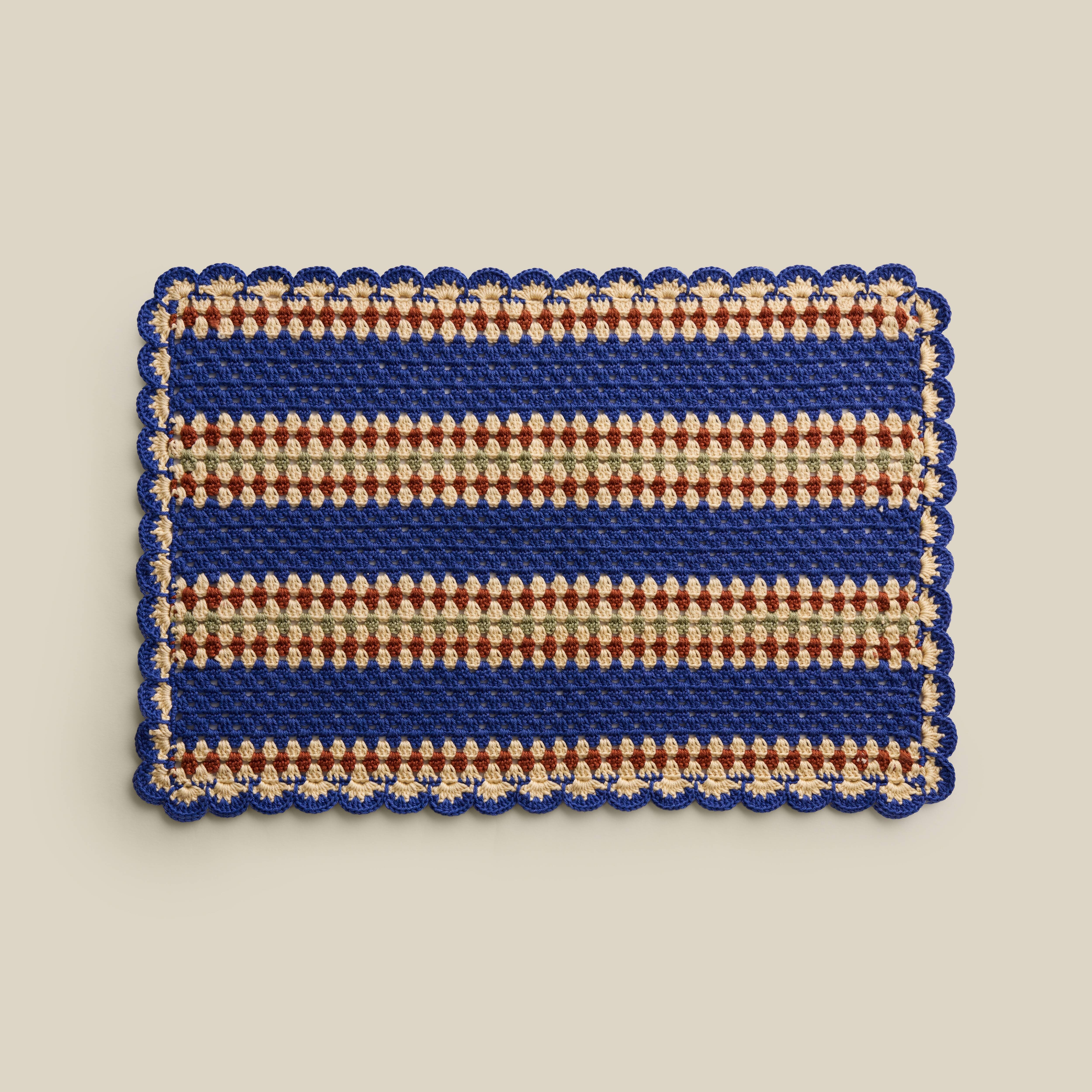 Ramses Hand-Crocheted Cotton Placemat (Set of 2)