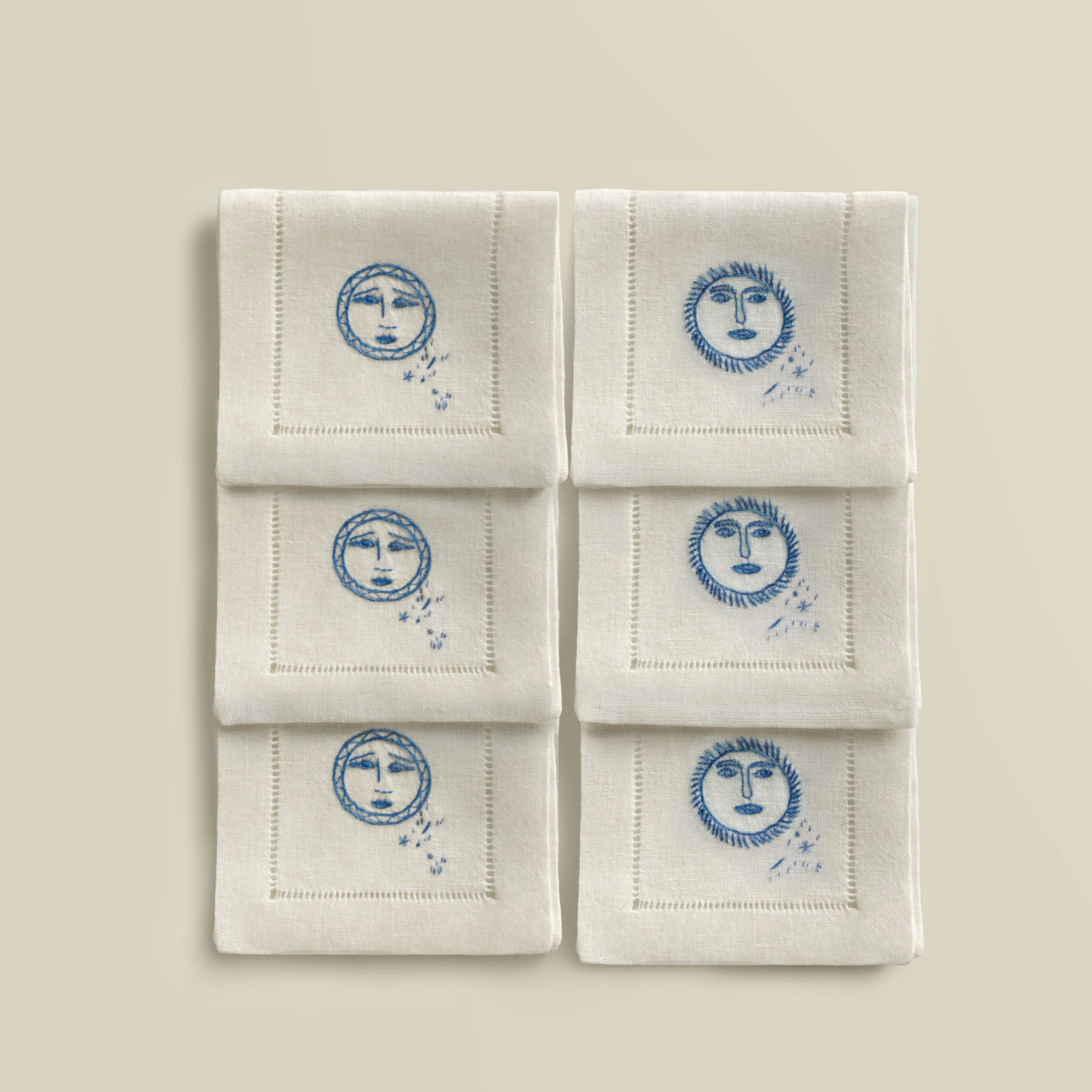 Mr & Mrs Ra Cocktail Napkins (Set of 6)