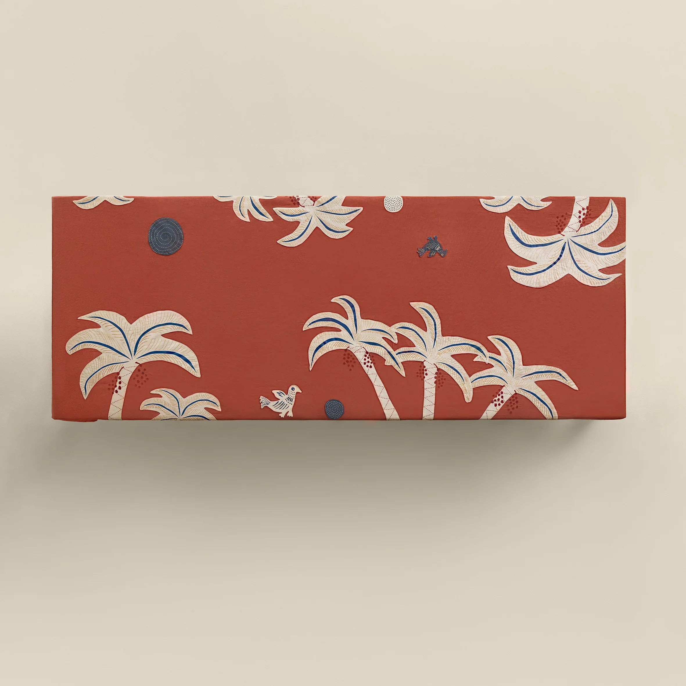 Oasis Patchwork Linen Tablecloth