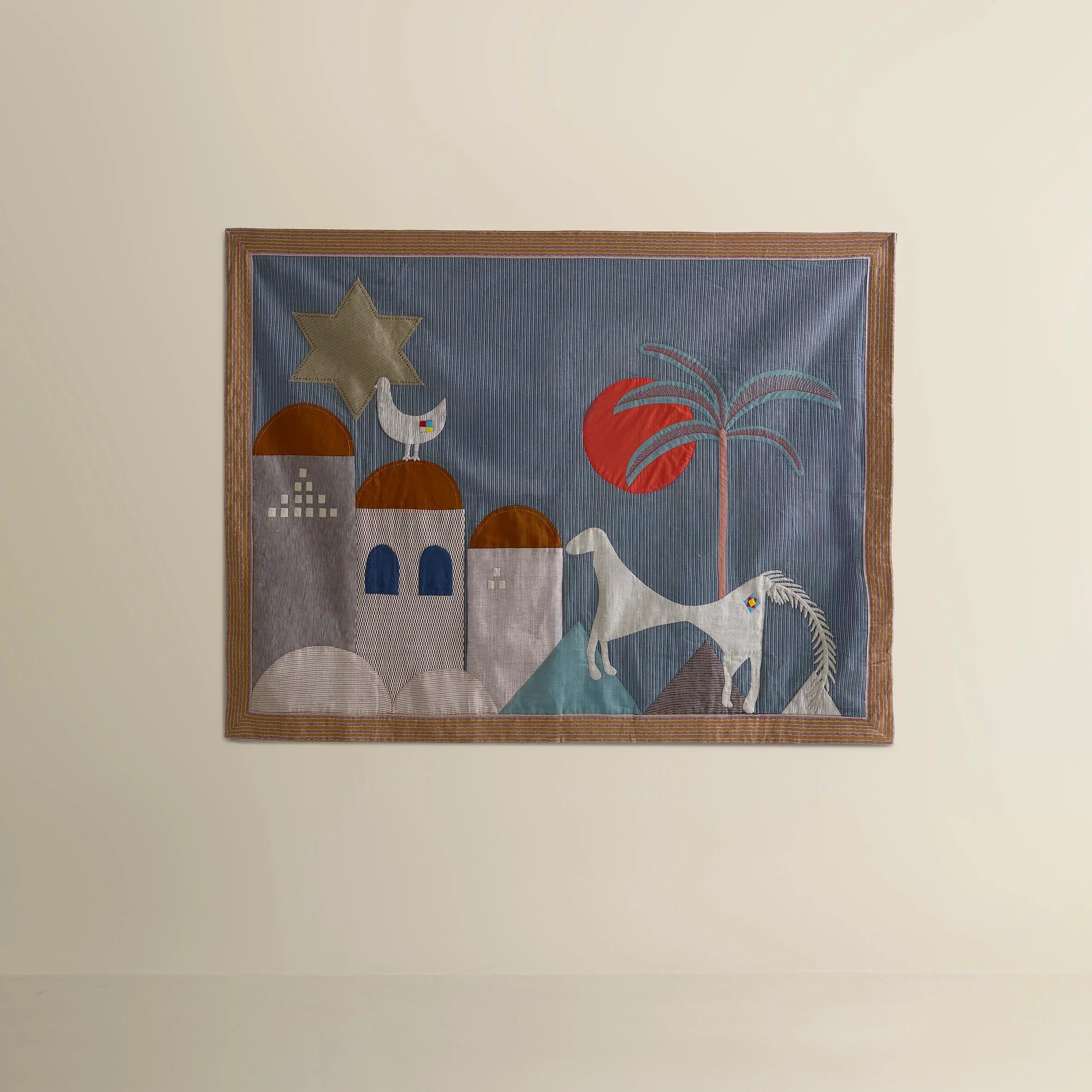 Nubian Patchwork Akhmim Cotton Tapestry