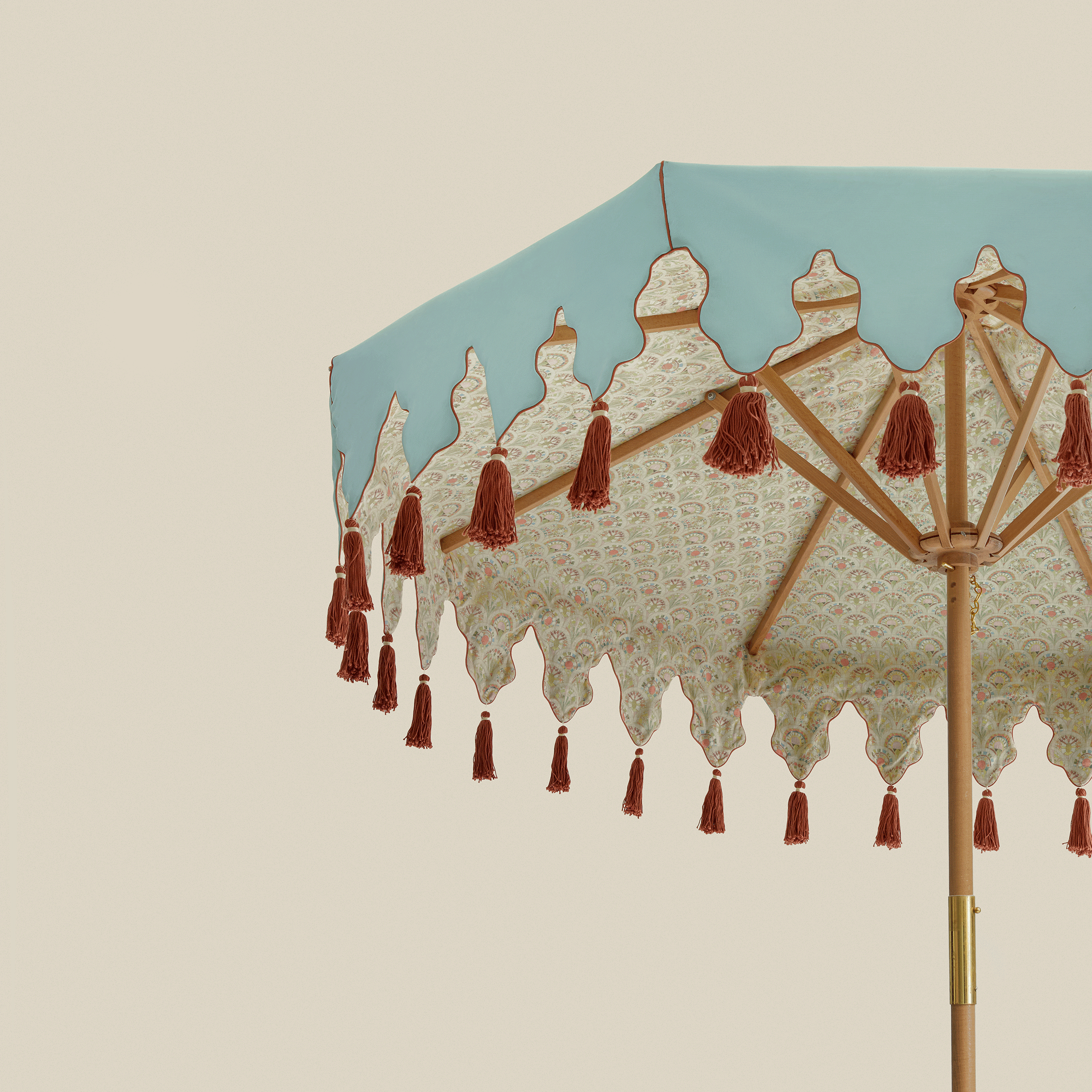 Picnic Printed Canvas Parasol