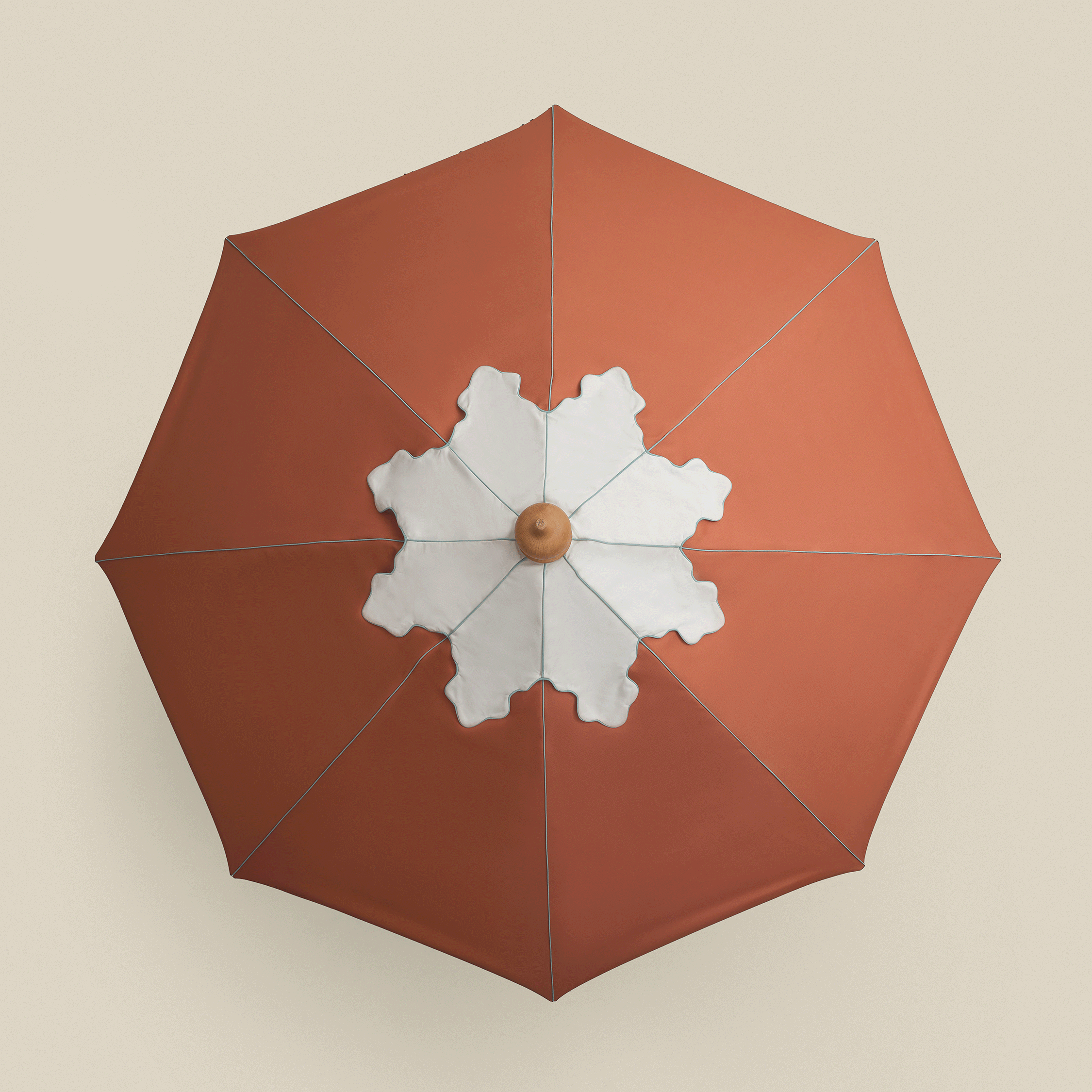 Picnic Printed Canvas Parasol