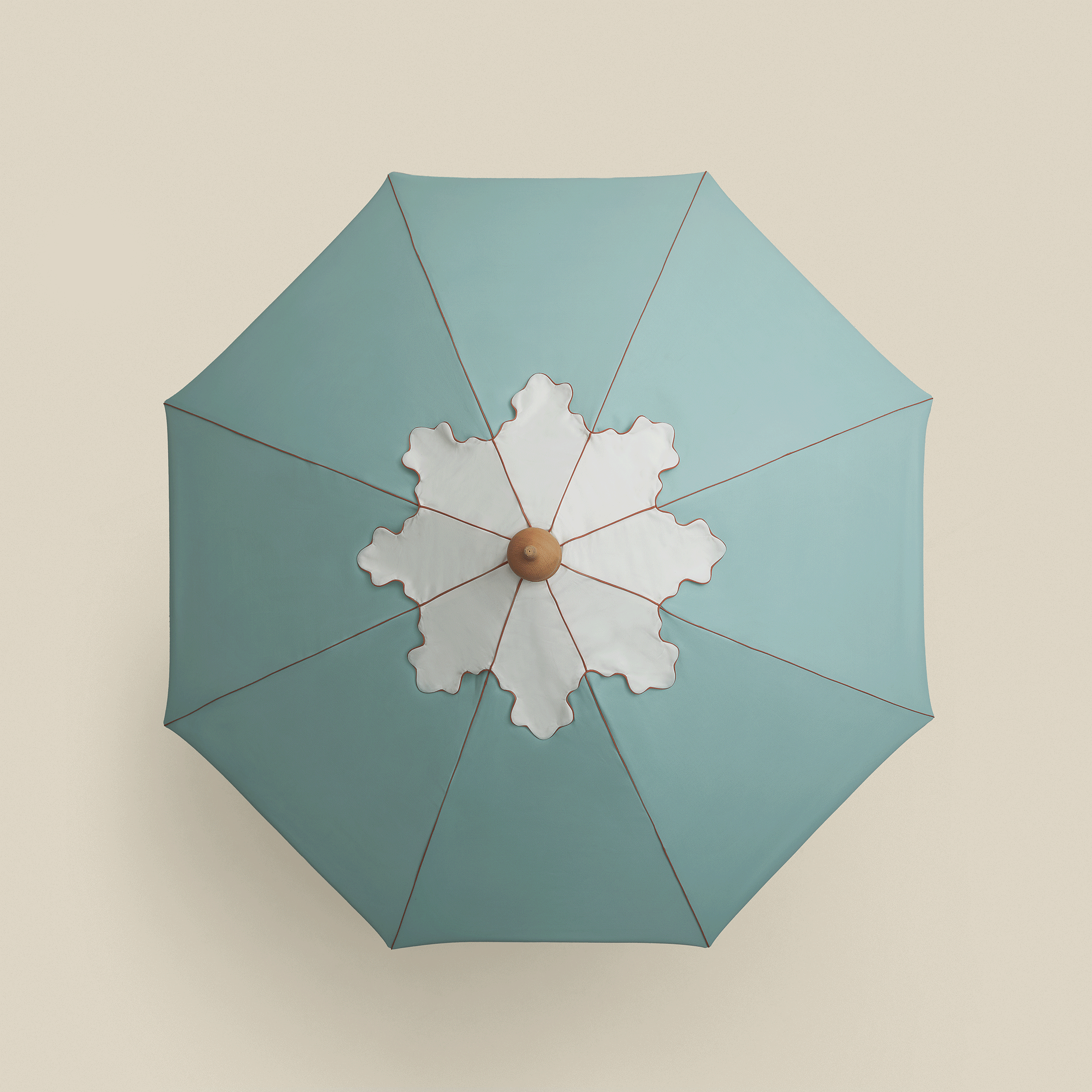 Picnic Printed Canvas Parasol