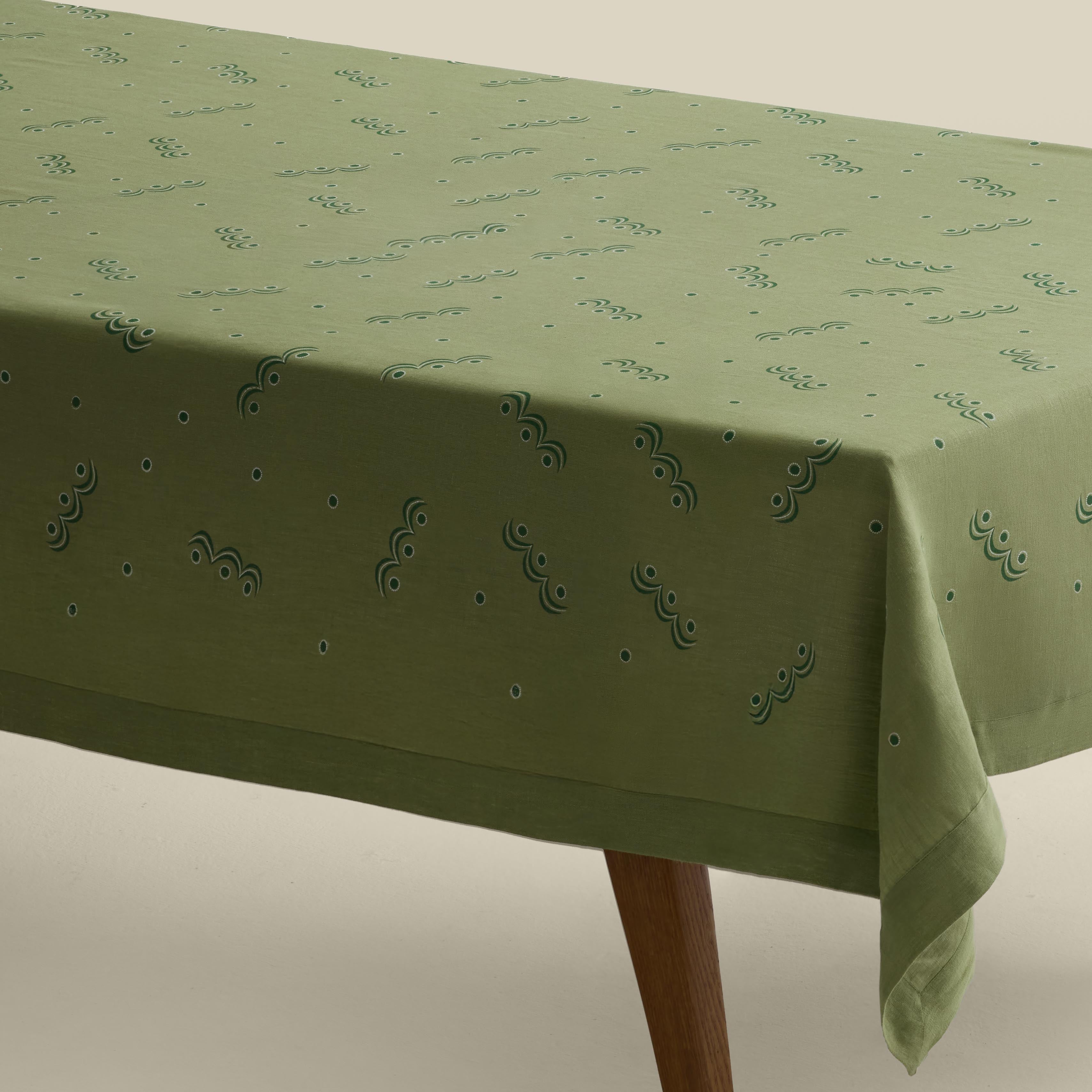 Carousel Linen Tablecloth