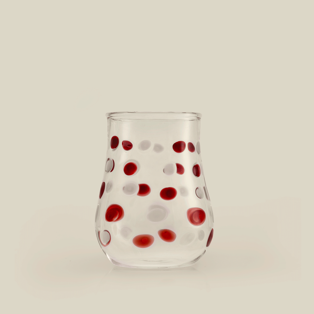 Dotty Hand-Blown Glass Tumbler (Set Of 4)