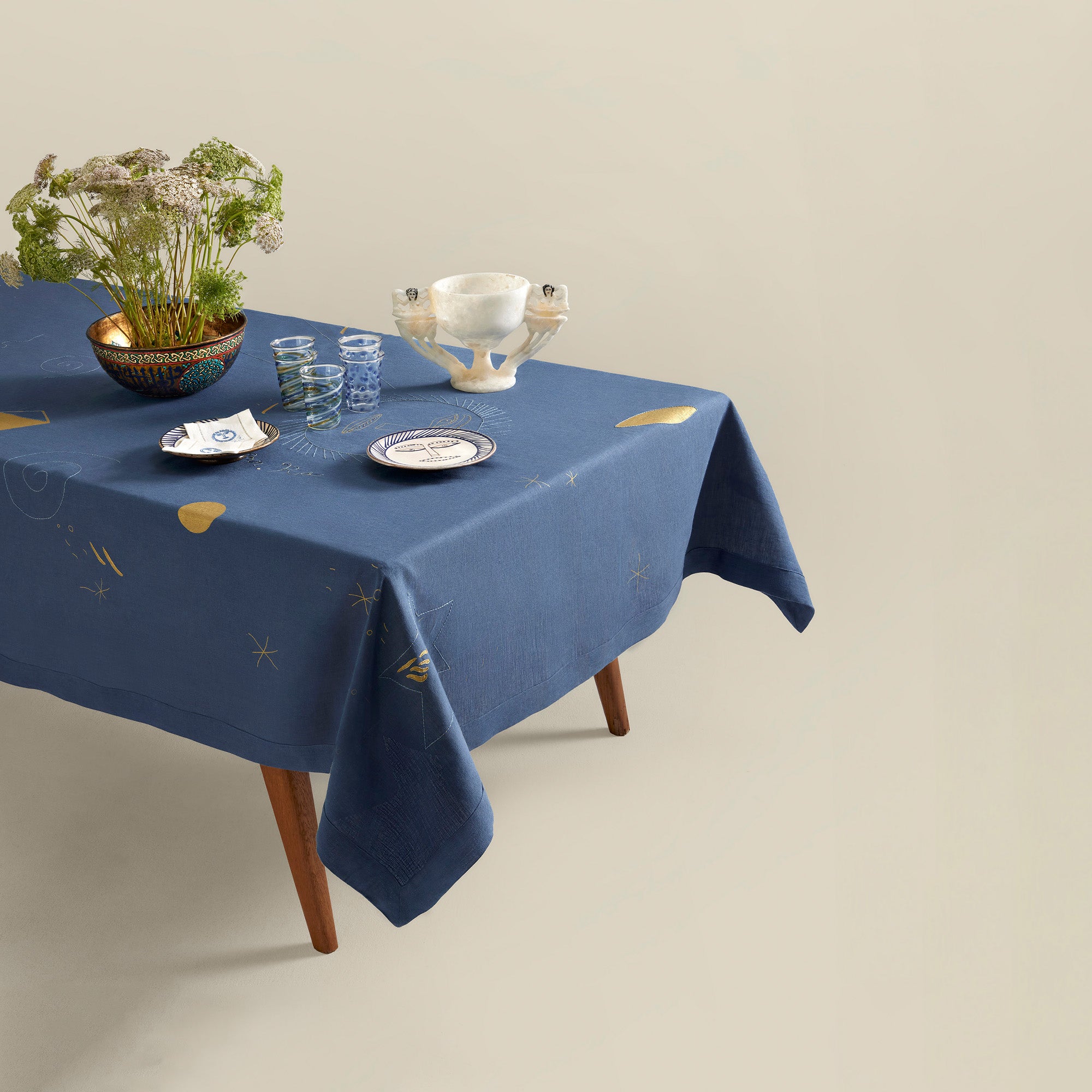 Mr & Mrs Ra Tablecloth