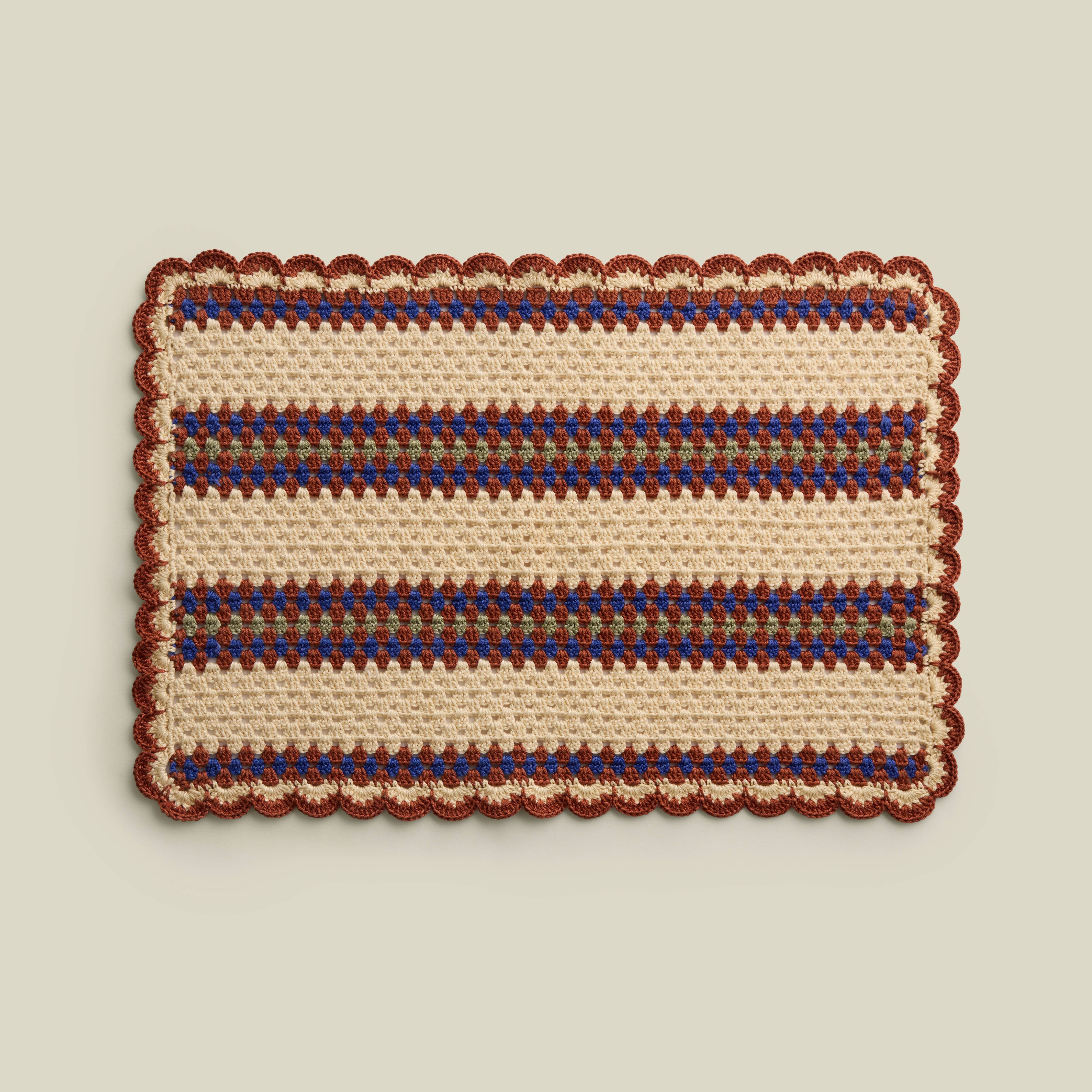 Ramses Hand-Crocheted Cotton Placemat (Set of 2)