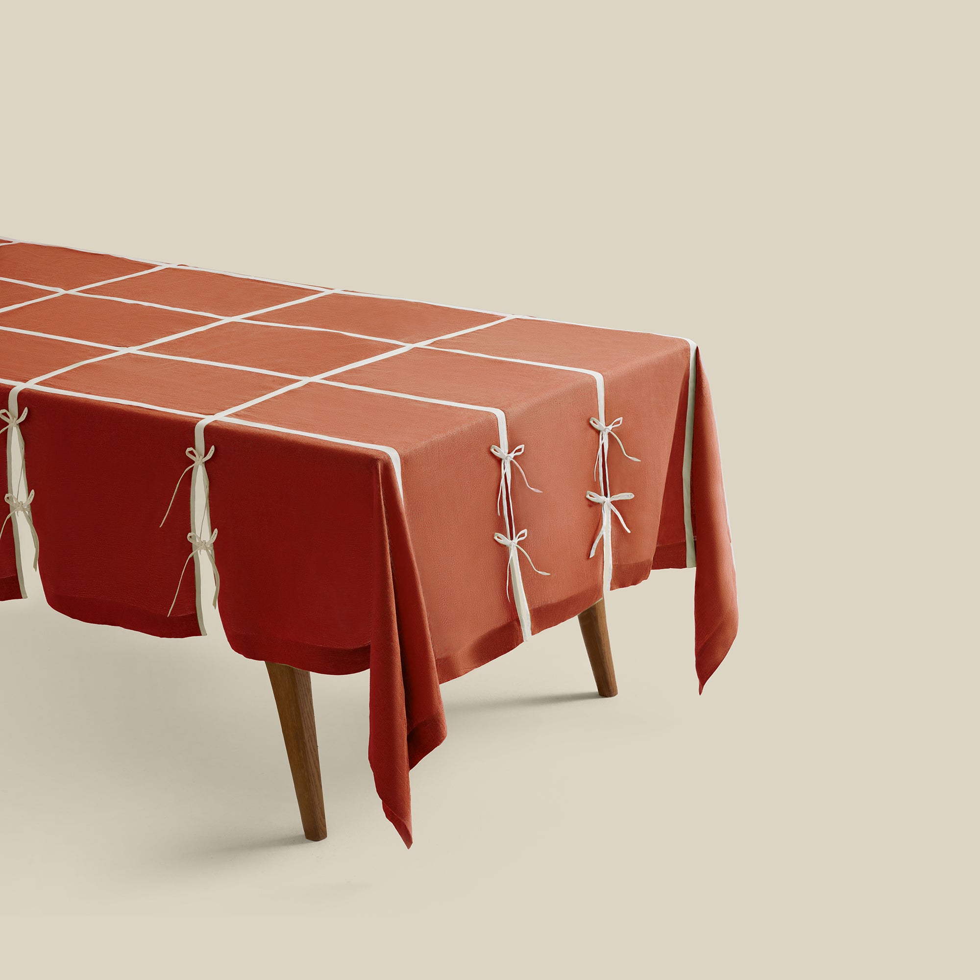 Tie Me Up Linen Tablecloth