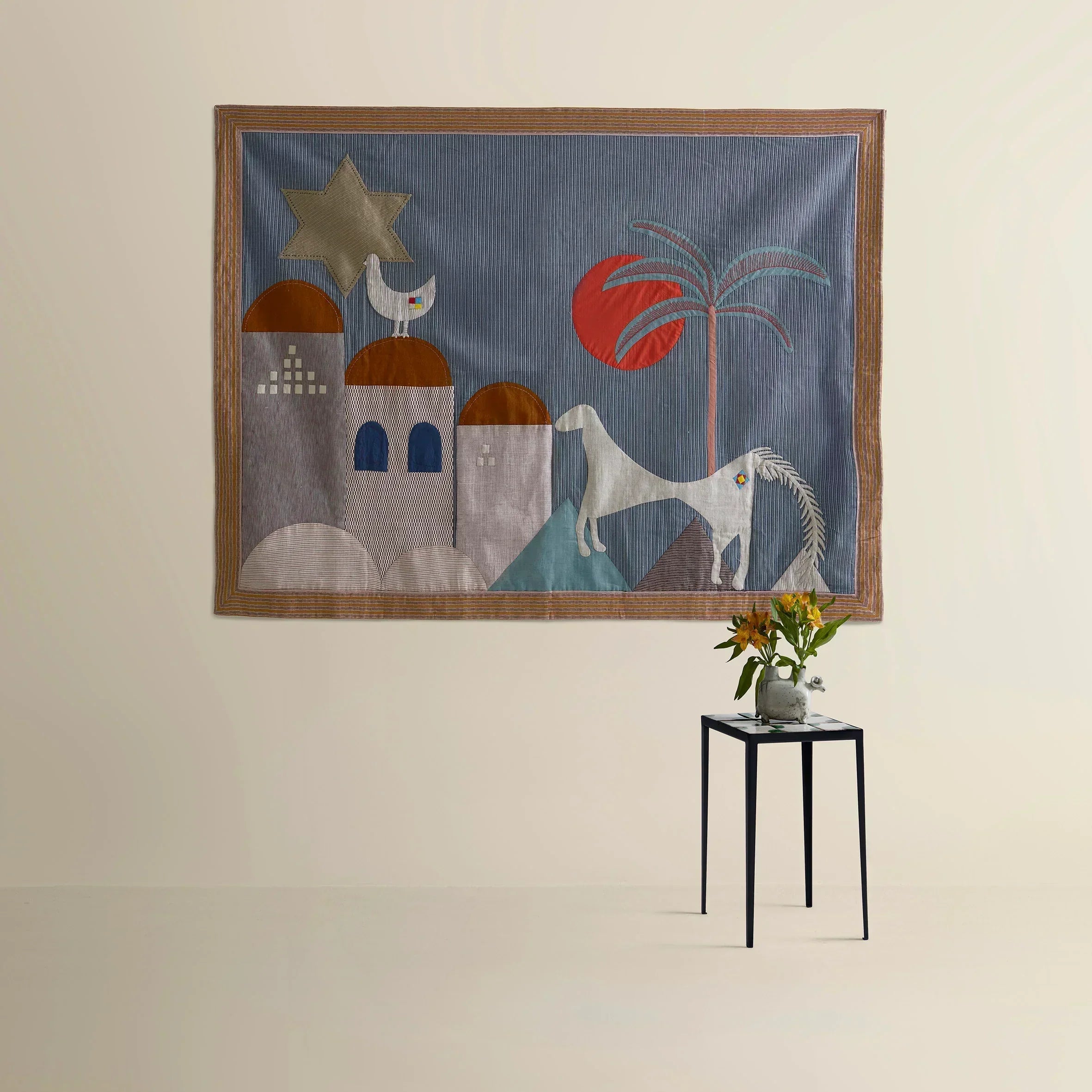 Nubian Patchwork Akhmim Cotton Tapestry