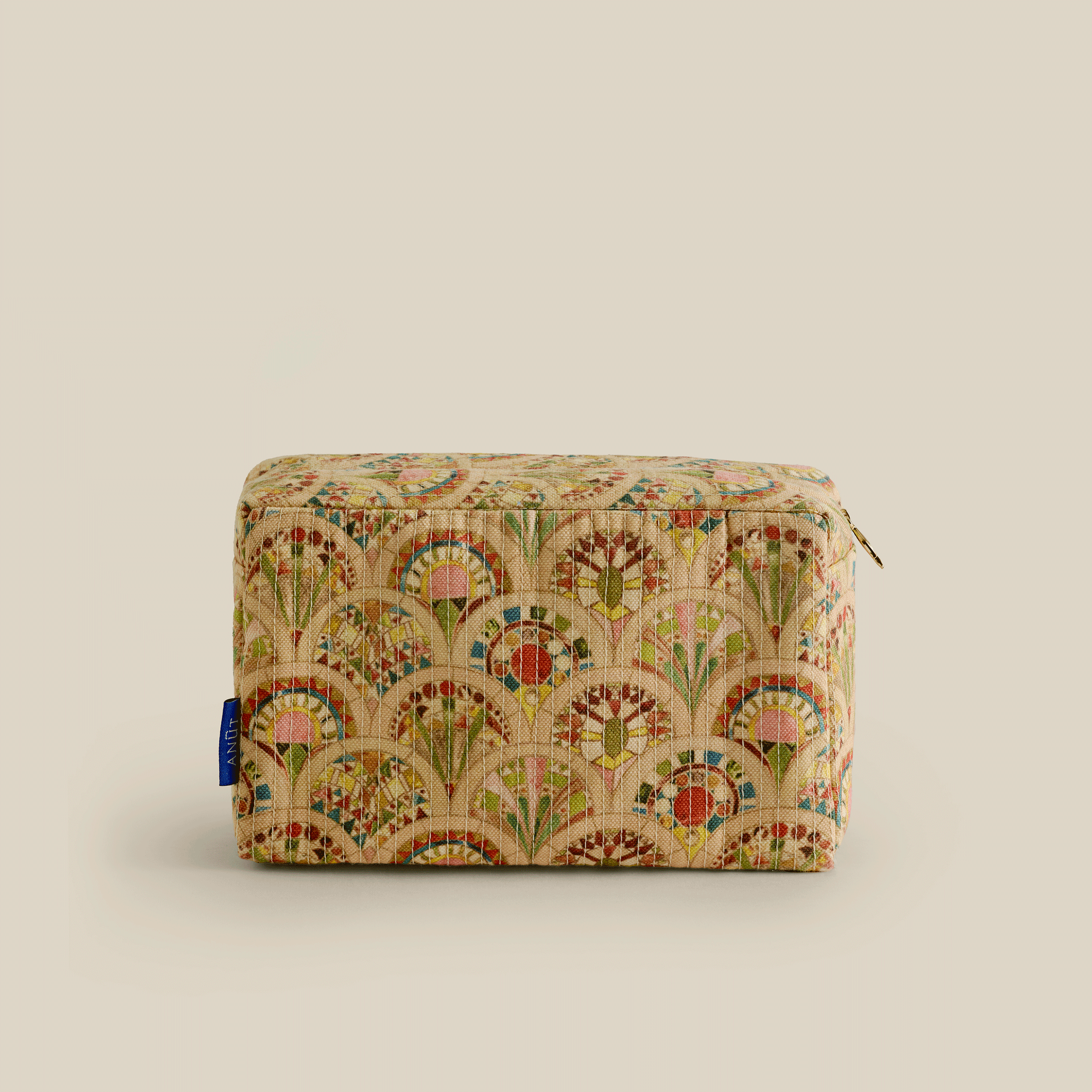 Abydos Printed Cotton Canvas Toiletry Bag