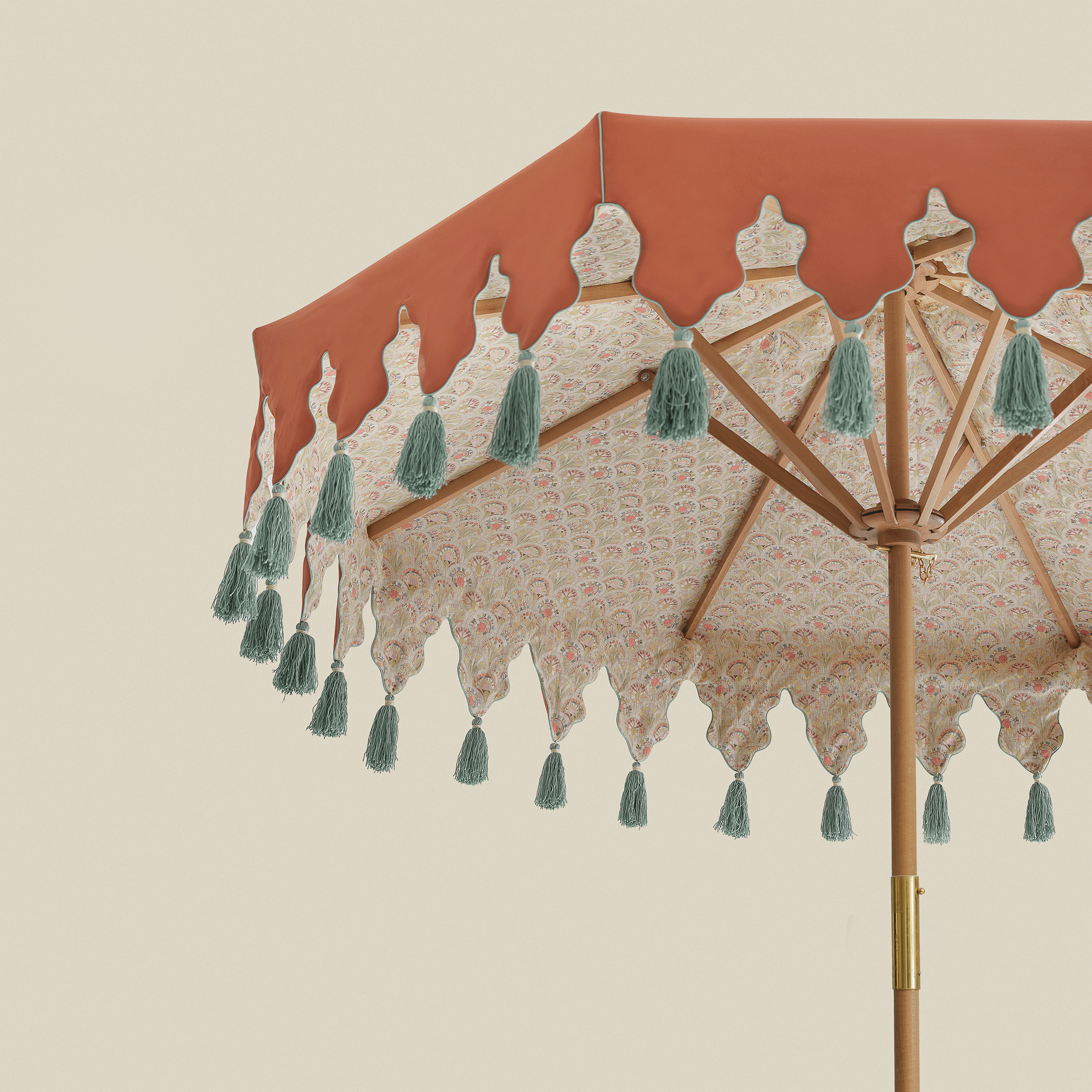 Picnic Printed Canvas Parasol