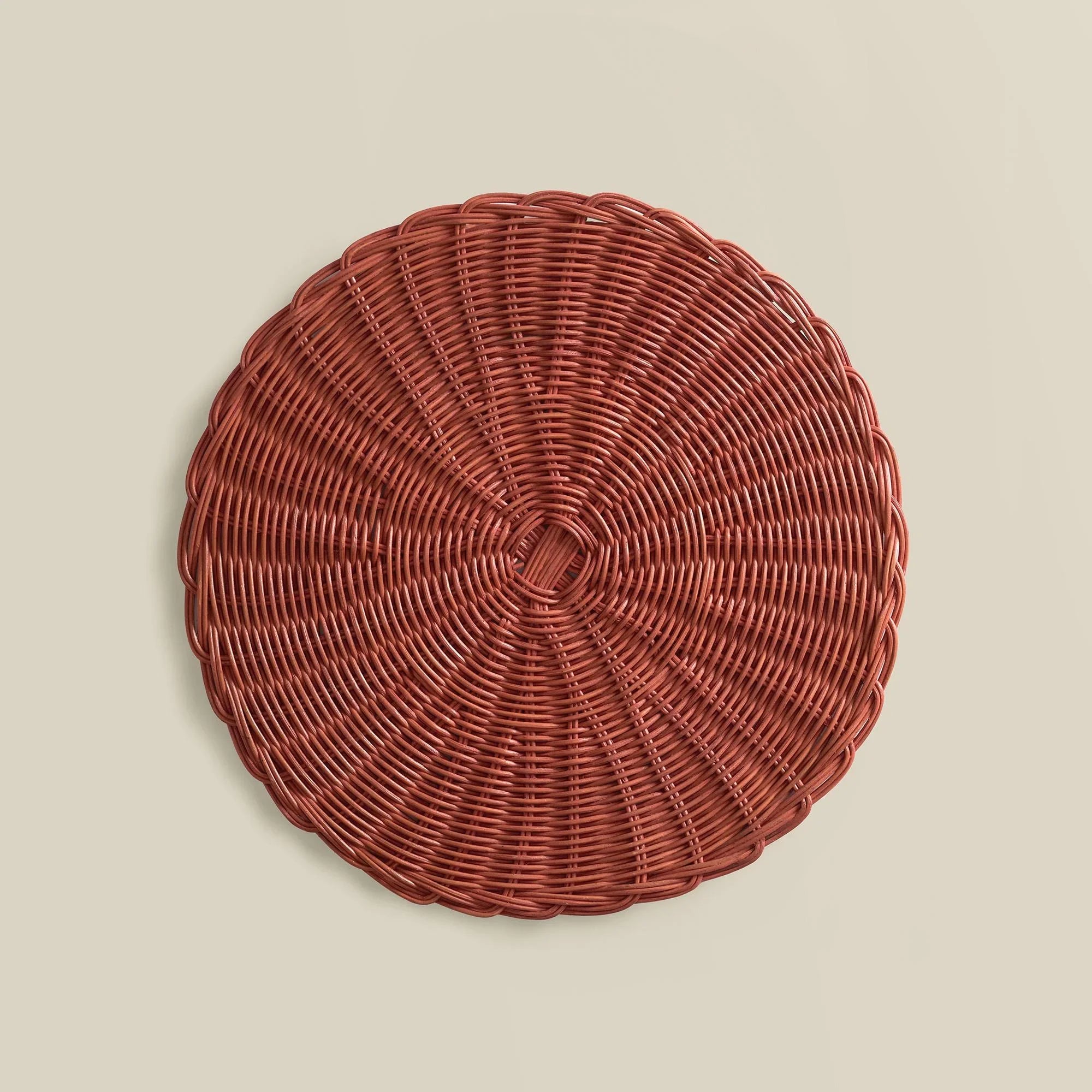 Wicker Round Placemat (Set of 2)